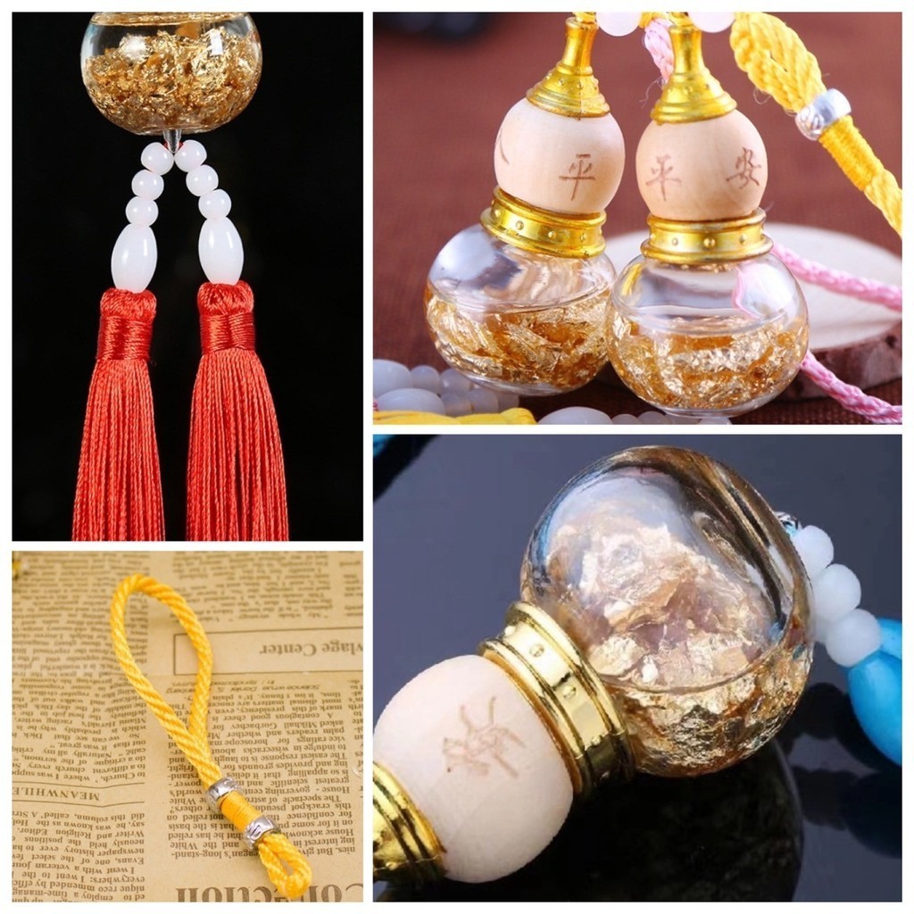🌈 น้ำเต้า ทองคำเปลว น้ำเต้าดูดทรัพย์ น้ำเต้ามงคล แขวน ห้อย เสริมดวง โชค ลาภ เงิน ทอง แก้ฮวงจุ้ย สะท้อนพลังด้านลบ 🌈 - รูปที่ 3
