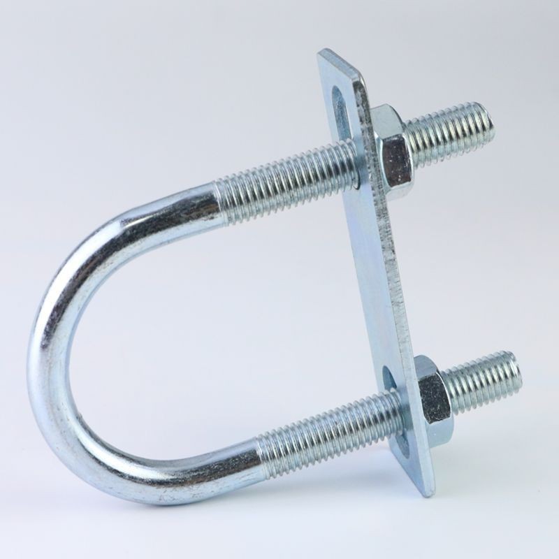 [สกรูรูปตัว U] M8U-Shaped Full Sleeve Clamp Bolt U-Shaped Screw Clamp U-Shaped Riding Card Hoop Wate