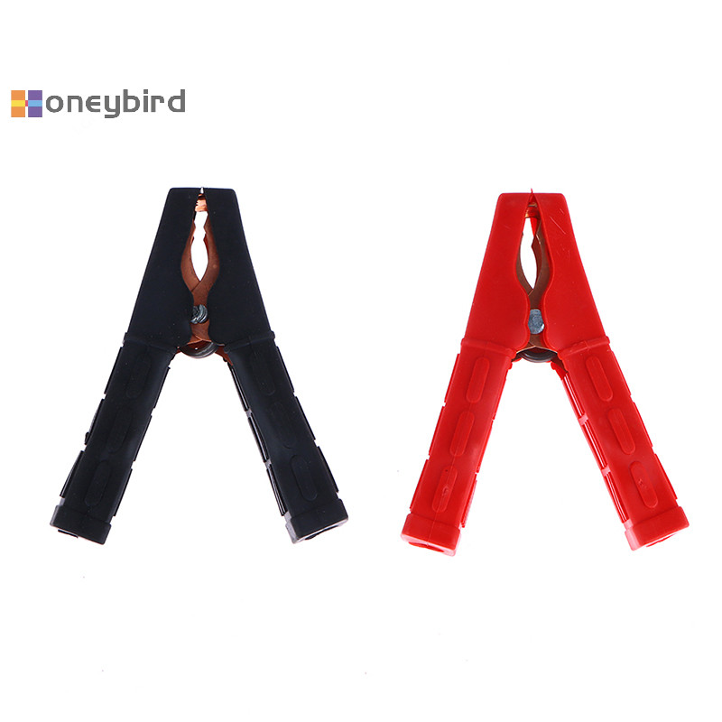 Honeybird 2 ชิ้น 200A จระเข้จระเข้คลิปรถฉนวนคลิป Clamp Connector Nice