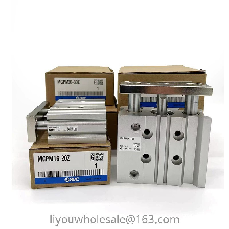 Smc กระบอกสามแกนของแท ้ MGPM20 MGPM25-20Z MGPM40 MGPM50 MGPM63 MGPM25 MGPM32