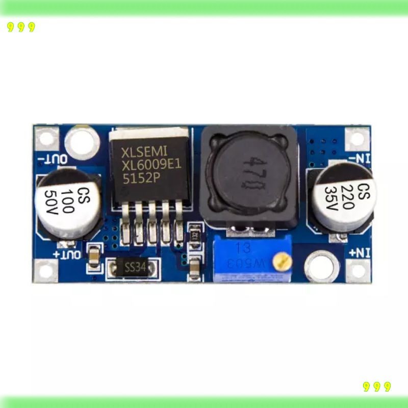 บอร์ดปรับแรงดันไฟขึ้น XL6009 DC-DC Step-Up Boost Voltage Converter Max 4A (Boost-XL6009)