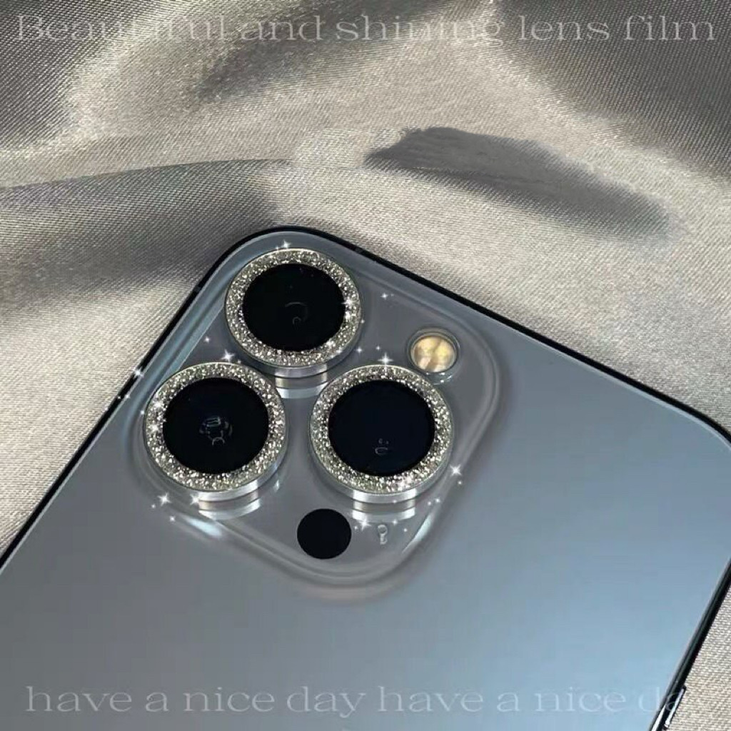 ฟิล์มกันรอยกล้อง ฟิล์มกล้อง สำหรับ for iPhone 11 15 14 13 12 Pro Max Mini 7 8 Plus XR X XS ตัวป้องกั