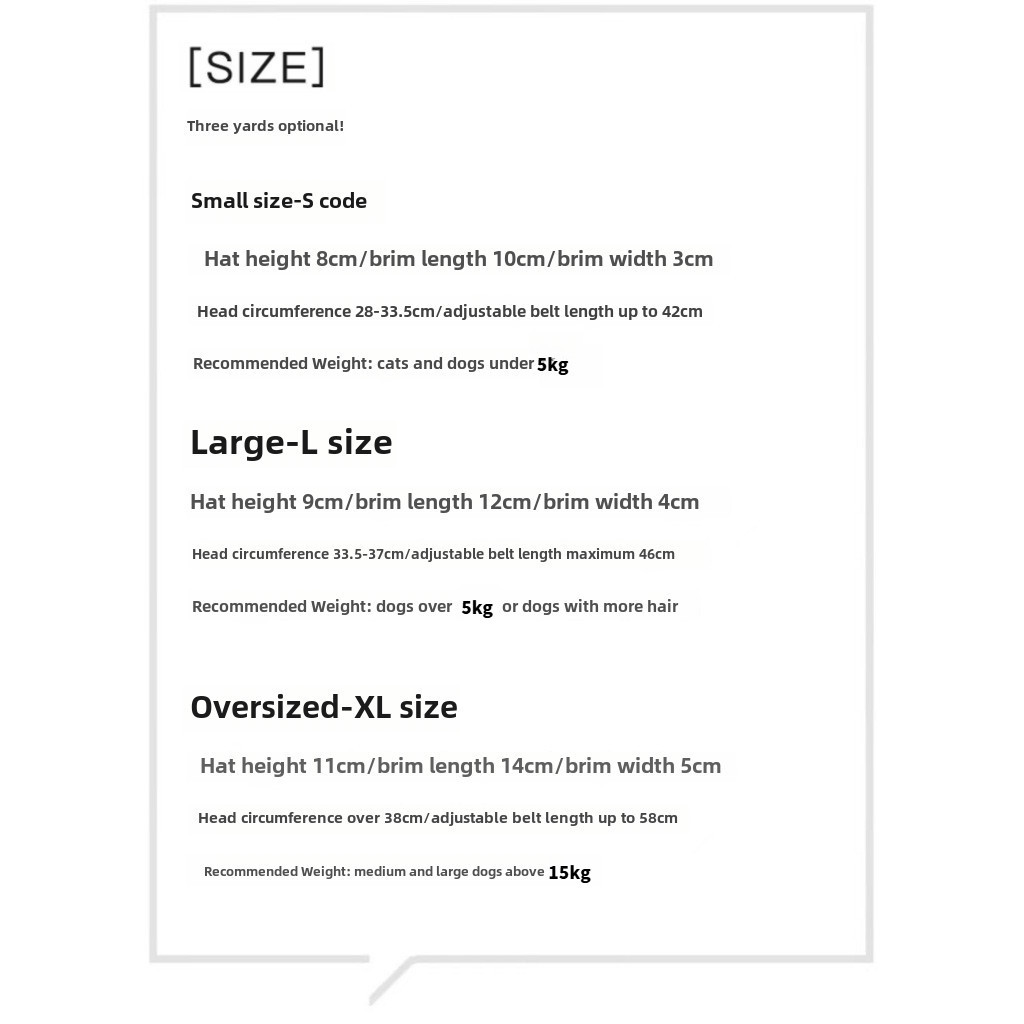 หมวกสัตว์เลี้ยงสไตล์สตรีทหมวกสุนัขหมวกเบสบอลหมวกกันแดดหมวก ears-out style เหมาะสําหรับสัตว์เลี้ยงสวมใส่เมื่อออกไปข้างนอก - รูปที่ 7