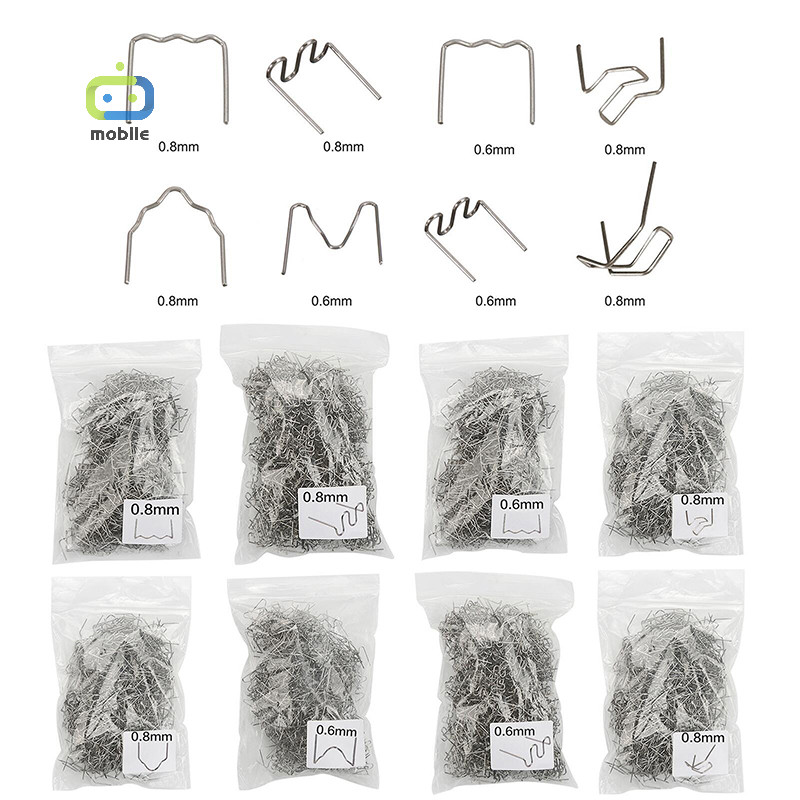[maygood] ตะปูเชื่อมซ่อมพลาสติกรถยนต์ 100 ชิ้นมาตรฐาน Pre Cut Wave Staples Bump {TH}