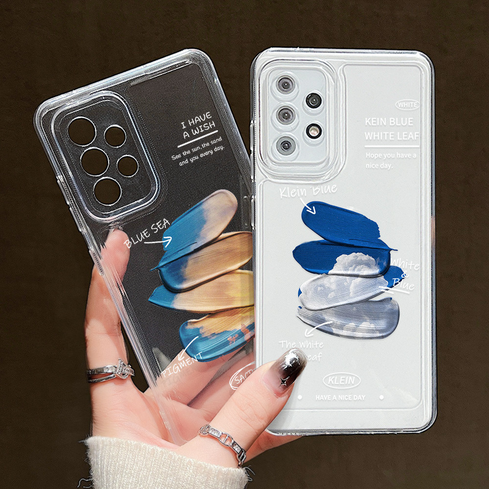 COD For เคส Samsung A35 A23 A22 A15 S24 A04 A53 S23 A55 A34 A05 A54 A03 A24 A14 A13 A02 Ultra 5G กรณีโทรศัพท์บลูเวฟ