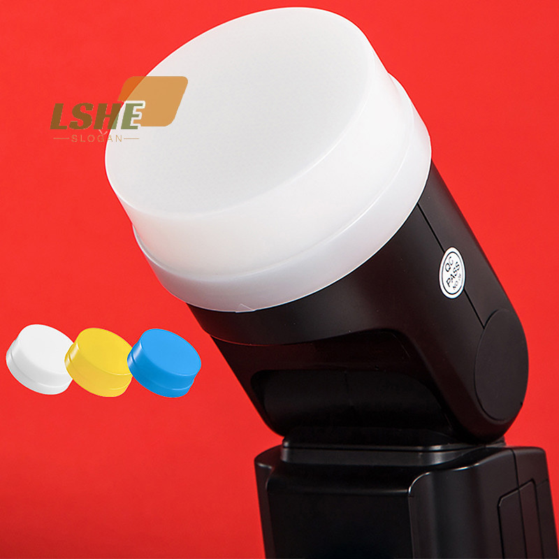 [LSHE ] Godox V1 AD100Pro AD200 AD200Pro Speedlite Flash สีขาวสีฟ ้ าสีเหลือง Diffuser Soft Box Case ใหม ่