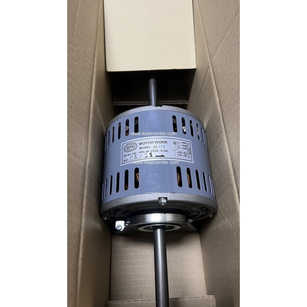 มอเตอร์ แฟนคอยล์ BPK ขนาด 1/15 HP (รหัสสินค้า 064037) ราคา ถูกที่สุด ดีลบีเคเค