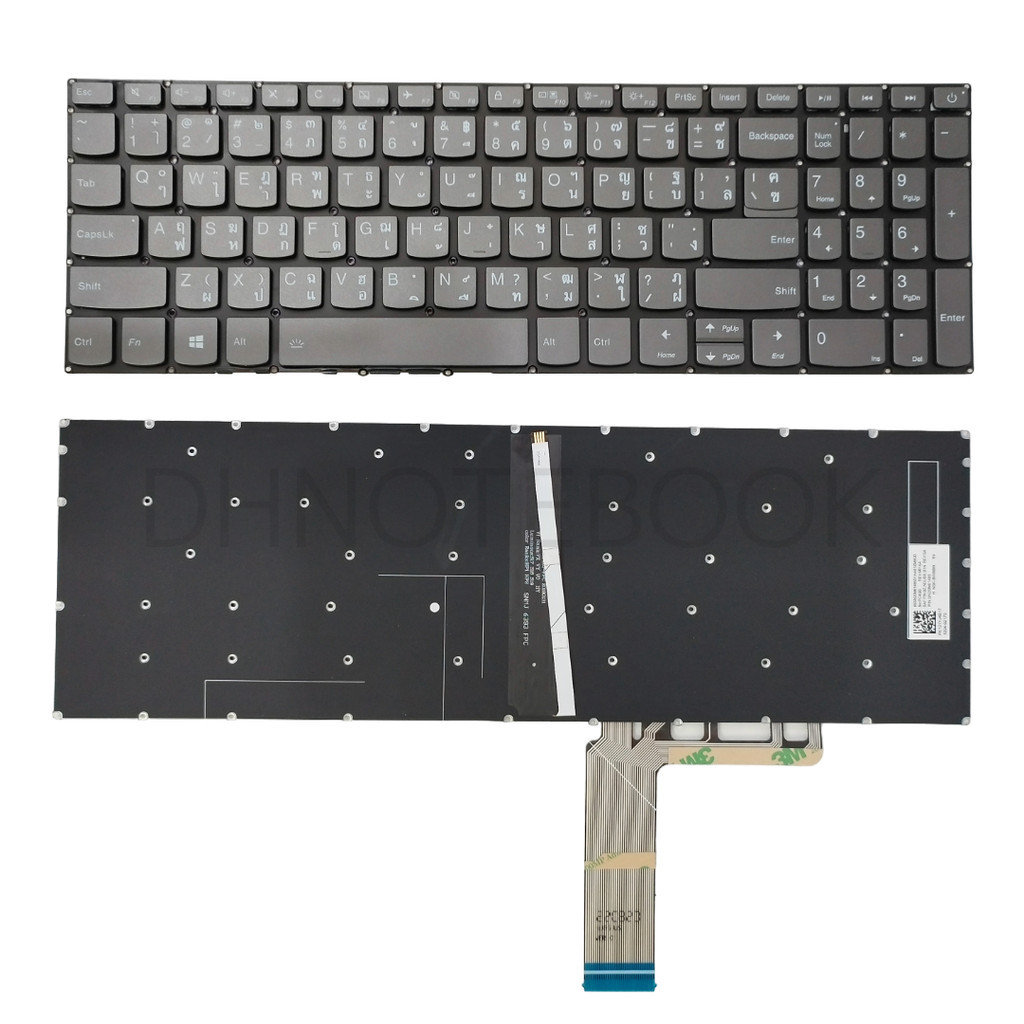 แป้นพิมพ์ Lenovo Ideapad ปุ่ม Power มีไฟ รุ่น 520-15ISKรองรับ 320-15IKB, 320-15ABR, L340-15API, 330-17AS, 330-17IKB