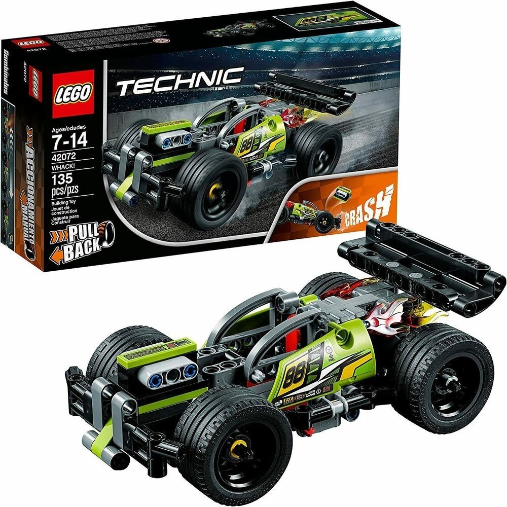 Lego Technic 42072 WHACK Pull Back Car
