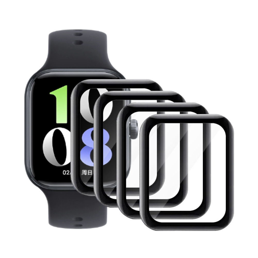Vivo Watch3 Watch2 WatchGT iQOOWatch 1-3 ชิ้น 800D HD โค้งสีดําขอบฟิล์มกระจกนิรภัยสําหรับ vivo iQOO นาฬิกา 3 2 GT Anti-Fingerprints Anti Blue Light สมาร์ทนาฬิกาป้องกันหน้าจอ