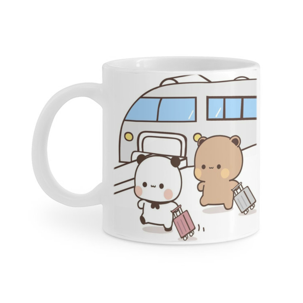 Bubu Dudu Cup Panda Holding Bubu Dudu