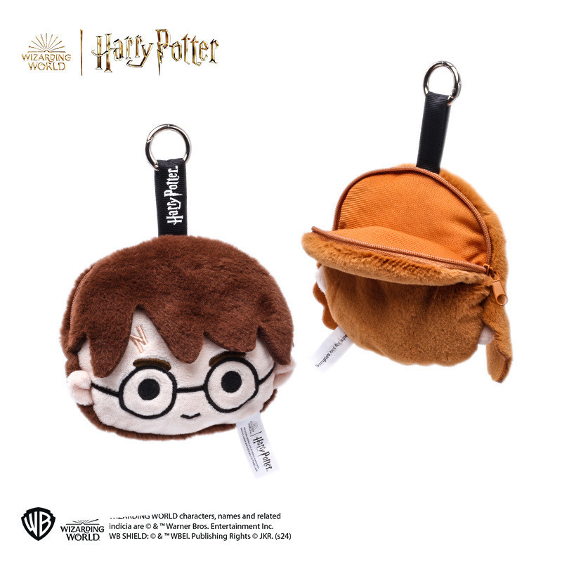 กระเป๋าตุ๊กตา Harry Potter Hedwig จี้หมวกคัดแยกอุปกรณ์ต่อพ่วงการ์ตูน Fantastic Beasts และหาพวงกุญแจ Them