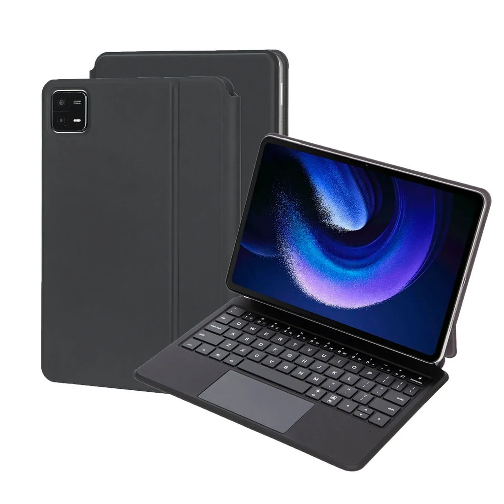 ภาษาไทย แป้นพิมพ์แม่เหล็กสําหรับ Xiaomi Pad 7 / 7 pro 11 Pad 6 11 นิ้ว Mi Pad 5 pro 11 "Pad 6s pro 12.4 "บลูทูธ Blacklit คีย์บอร์ดไร้สาย
