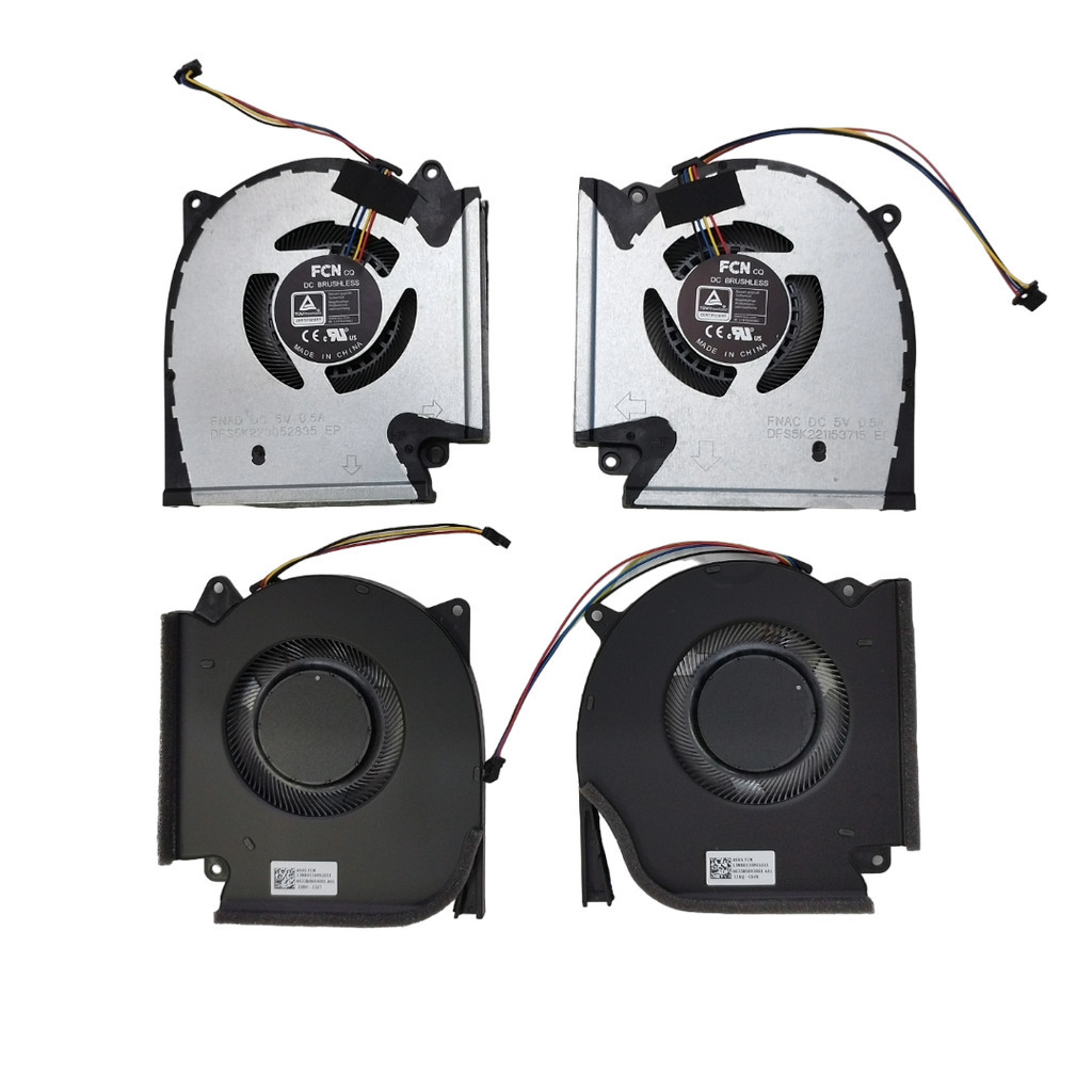 พัดลมระบายความร้อน CPU GPU L+R สำหรับแล็ปท็อป ASUS ROG Strix รุ่น G513, G513QR, G713, G533, G733