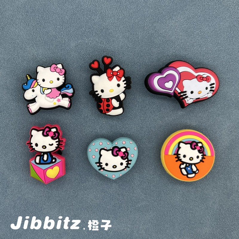 jibbitz crocs Hello Kitty series crocs jibbitz jibbitz crocs เกาหลี  jibbitz crocs ของแทั