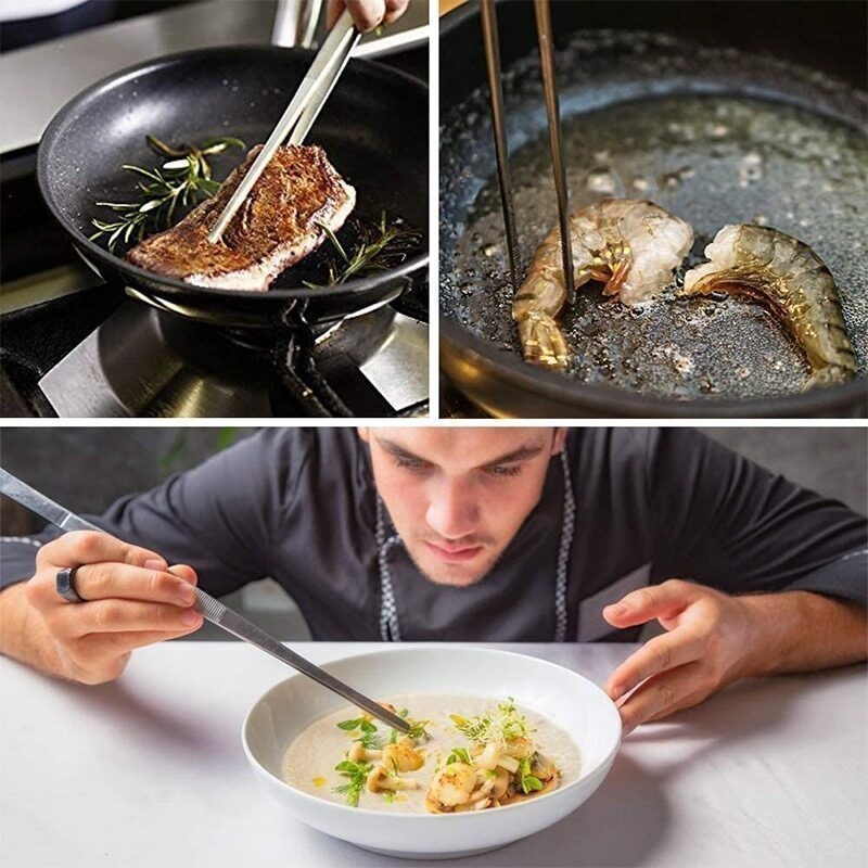 🔥ส่งฟรี🔥 ที่คีบอาหาร สแตนเลสแท้ ที่คีบน้ำแข็ง ที่คีบ ที่คีบขนม ที่คีบน้ำตาล ที่คีบน้ำตาลก้อน - รูปที่ 4