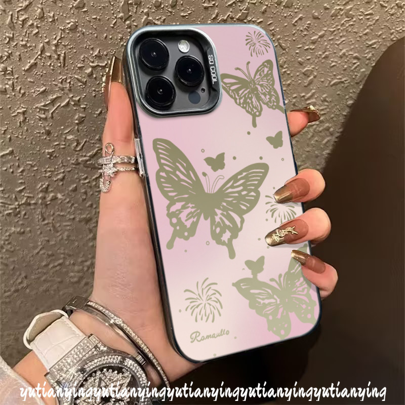 สําหรับoppo A15 A18 A16 A53 A38 A57 A55 A31 A52 A12 A16K A5s A3s A98 A16s A54 A77s A74 A77 A58 A17k A76 A78 A76 A76 5Fเลนส์ผีเสื้อน่ารักDoodle 5F 4Fเลนส์น่ารัก