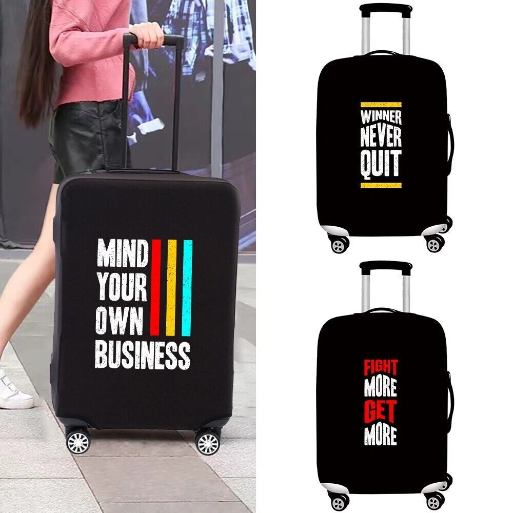 ผ้าคลุมกระเป๋าเดินทาง สีพื้น ยืด Luggage Cover S/M/L/XL ครบไซส์ ผ้าหนาอย่างดี ผ้าคลุมกระเป๋าเดินทาง phrase ซีรีส์