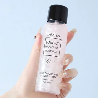 Lameila M3018หน้าฉ่ำวาว สเปรย์น้ำแร่ล็อคเครื่องสำอาง ประกายชิมเมอร์ ลาเมล่า Moisturizing Makeup