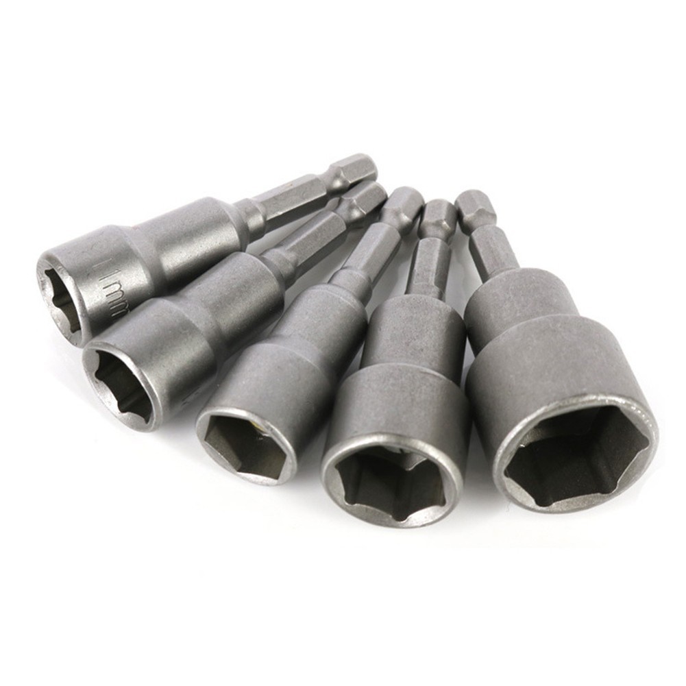 <bestshe 0627> 65 มม.ยาว 5.5-19 มม.Hexagon Nut Driver เจาะบิตประแจซ็อกเก็ตส่วนต่อขยายแขน