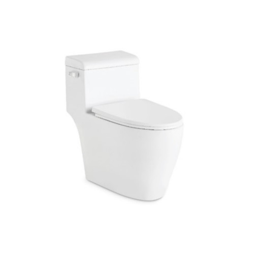 Deluxy Official Shop Karat สุขภัณฑ์ชิ้นเดียว แบบกดข้าง รุ่น ไอวี่ K-21924X-S-WK