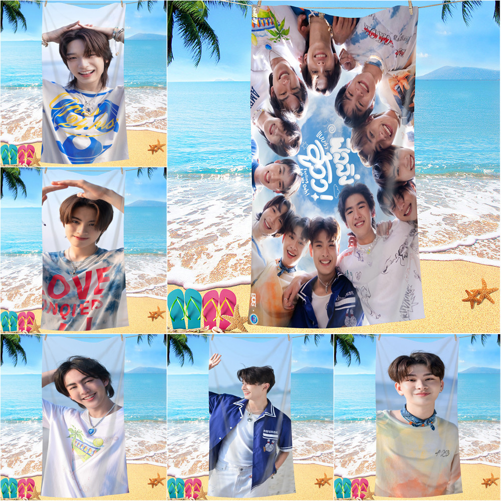 Tpop BUS เพราะคุณ I Shine Beach ผ้าเช็ดตัว,การพิมพ์ด้านเดียวว่ายน้ําผ้าขนหนูดูดซับนุ่ม,Home Life อุปกรณ์ห้องน้ํา,Home Coming ของขวัญ,ของขวัญวันเกิด,ของขวัญคุณภาพสูง
