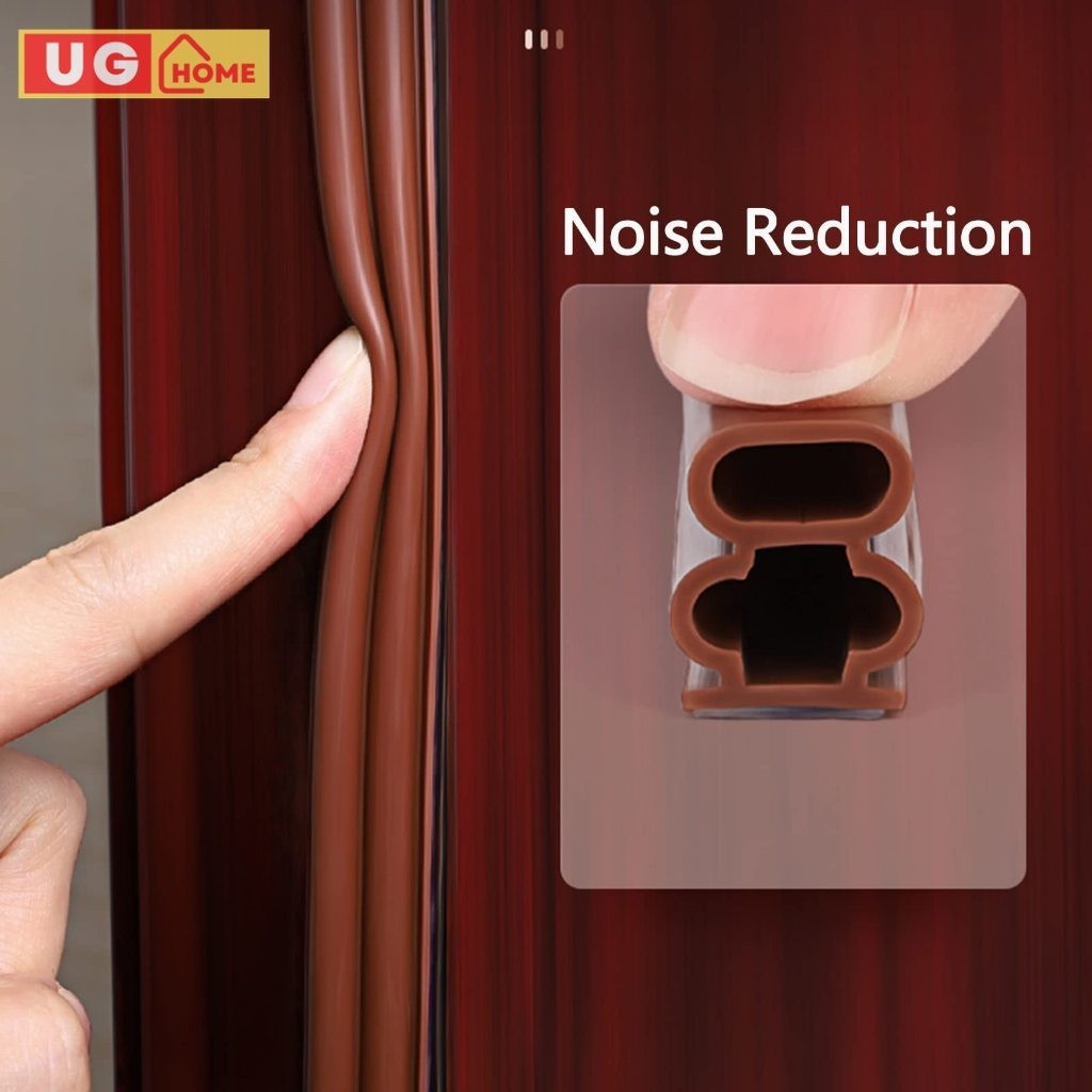 UG Jalur Cuaca Getah ยางซิลิโคน Weather Strip Self กาวยาง Weather Strip เทปโฟมสําหรับประตูและหน้าต่า