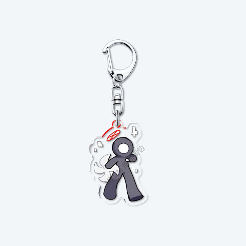 Alan Becker พวงกุญแจ Man Charms สําหรับกางเกงผู้หญิง Key Chain ผู้ชายจี้ Key แหวนสาว Key ผู้ถือเครื่องประดับ Llaveros ราคา ถูกที่สุด ดีลบีเคเค แกลเลอรีภาพที่ 4