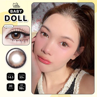 🔥คอนแทคเลนส์ ขนาดกลาง 💕Brown / Gray / Light Brown💕Baby doll (kittykawaii)
