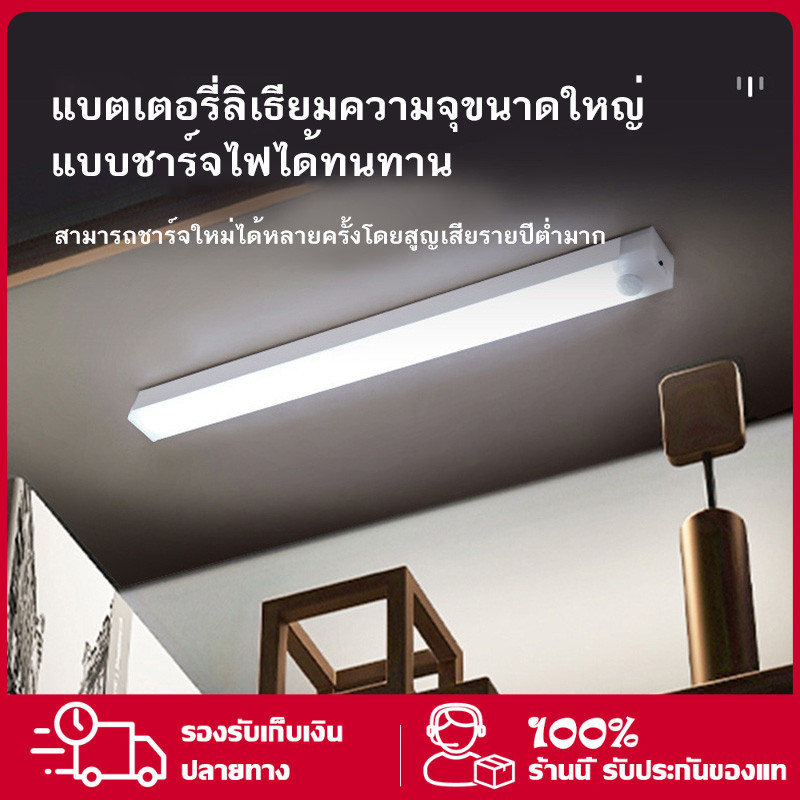 YTL ไฟเซ็นเซอร์ ไฟเซนเซอร์อัตโนมัติ โคมไฟหัวเตียง led ติดห้องนอน ชาร์จผ่าน USB