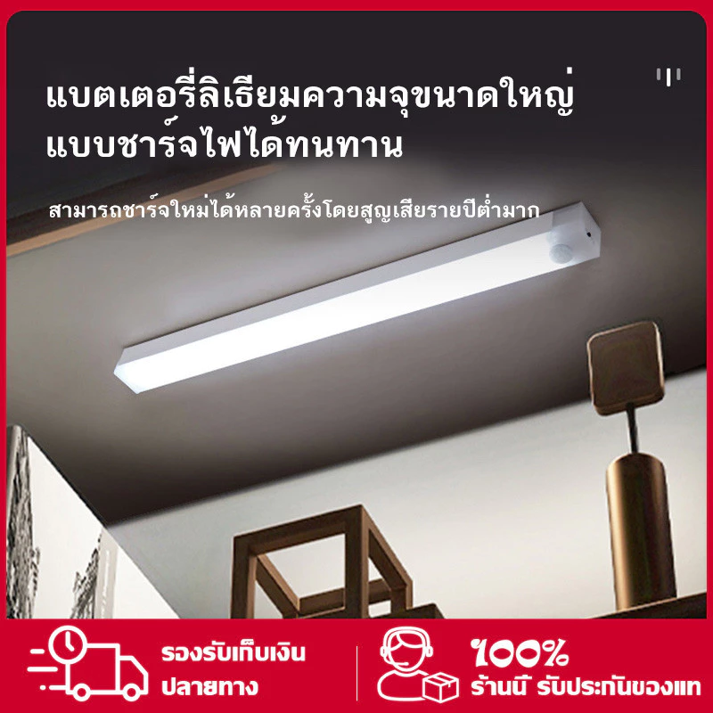 YTL ไฟเซ็นเซอร์ ไฟเซนเซอร์อัตโนมัติ โคมไฟหัวเตียง led ติดห้องนอน ชาร์จผ่าน USB