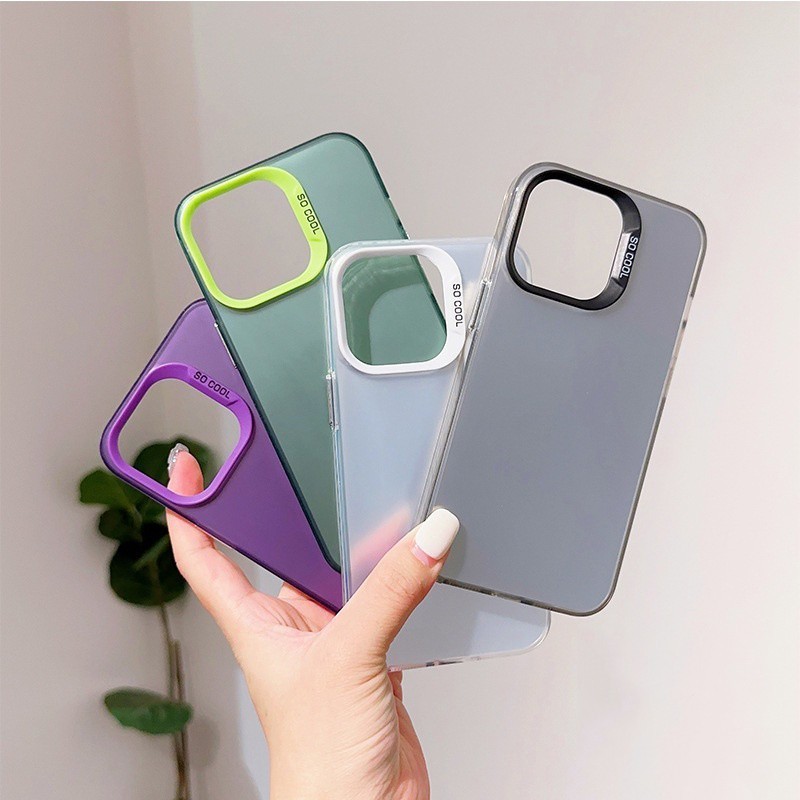 IMD เคส เงา ผิวด้าน หรูหรา สำหรับ SAMSUNG A16 A06 A55 A35 A25 A15 5G / A05 A05S A04S A13 5G พร้อมส่ง 049