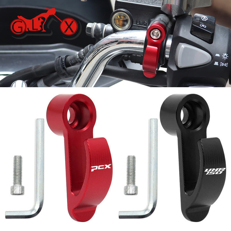 สําหรับhonda Pcx160 Haojue Uhr150/Pcx150 ดัดแปลงอุปกรณ์เสริมHandlebarตะขอหมวกกันน็อคอุปกรณ์เสริมรถจักรยานยนต์
