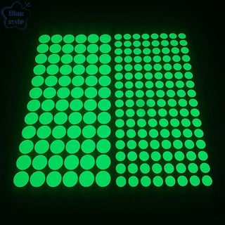 Bluestyle Luminous Dots สติ๊กเกอร์ติดผนังเรืองแสงบ้านเด็กผนัง DIY Self-กาวตกแต่งเรืองแสงใน Dark สติกเกอร์ใหม่