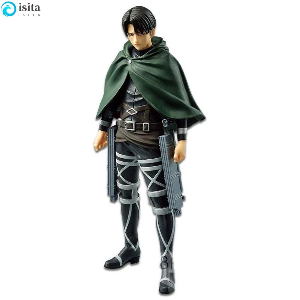 Isita Attack on Titan Figure Collection ตกแต่งรถ Rivaille PVC 16 ซม. Levi Figure
