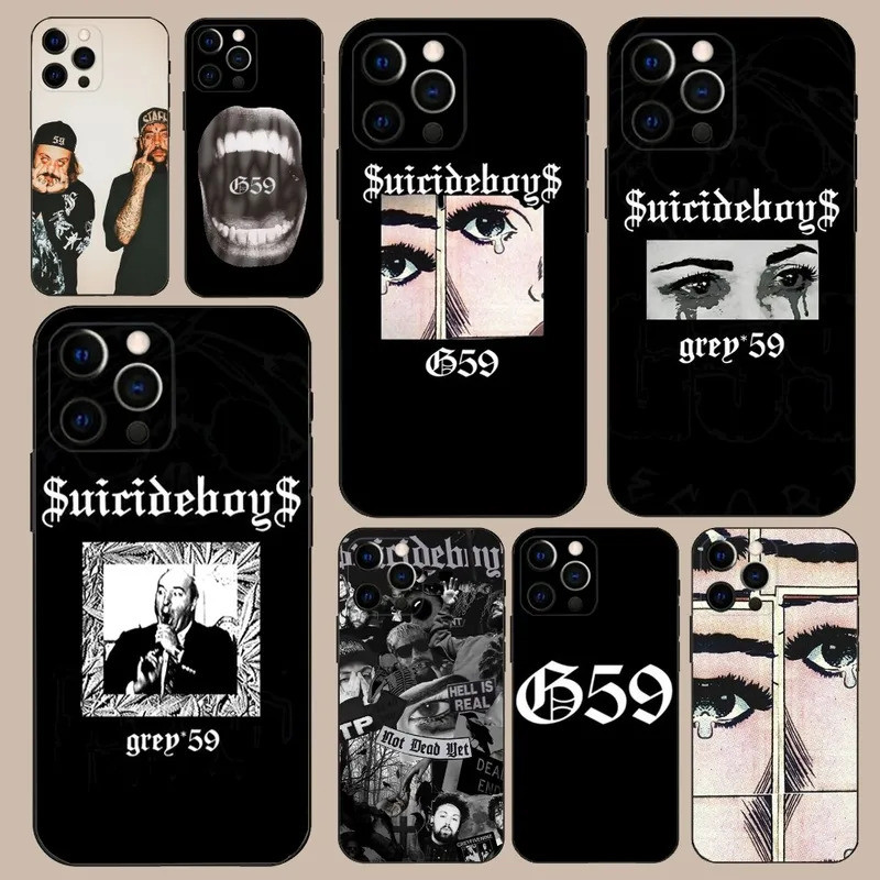 TK-1 Rap Group S-Suicideboys-S G59 เคสโทรศัพท์สําหรับ iPhone 16, 17,15,14,13,12,11,Pro,X,XS,Max,XR,P