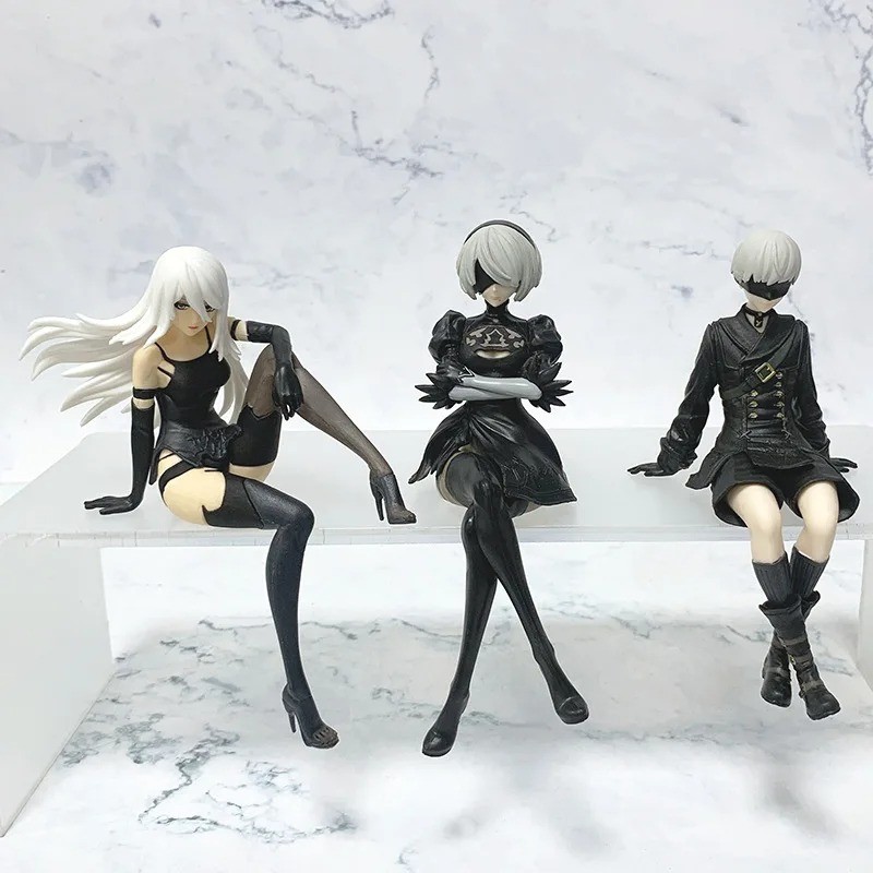 Nier:automata Ver1.1A 2B Yorha No. 2 9S ประเภท B 9S พรีเมี่ยม Chokonose Action Figure ของเล่นสะสมโต๊ะเครื่องประดับของเล่น - รูปที่ 4