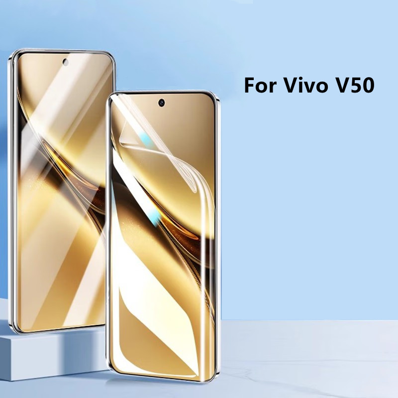 [ใช้ได้กับ] ฟิล์มป้องกัน Vivo V50 HD รุ่นเต็ม HD ฟิล์มไฮโดรเจลแบบนุ่ม Vivo V50 ฟิล์มโทรศัพท์มือถือ