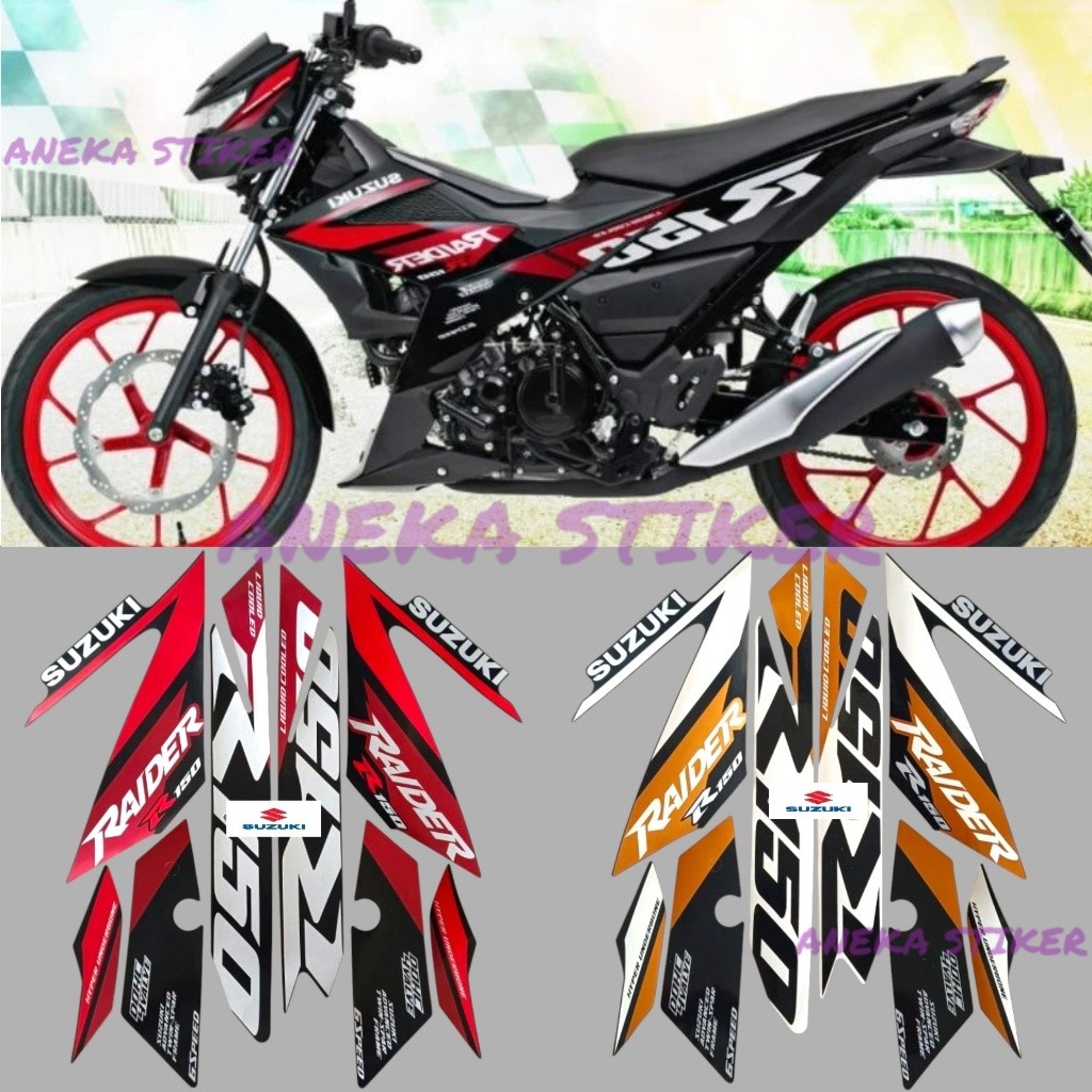 สติ๊กเกอร์ Striping สําหรับ Suzuki Satria fu Raider 150 led 2023 2024 SE รายชื่อร่างกายมาตรฐานคุณภาพ