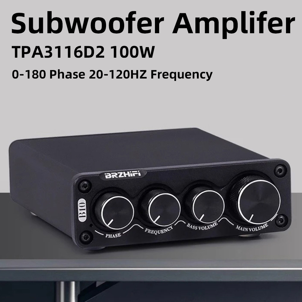 100w HIFI Fever Audio ซับวูฟเฟอร์มืออาชีพ Class D เครื่องขยายเสียงดิจิตอล High Power ขนาดกะทัดรัดแบบพกพา Home Audio Sub AMP