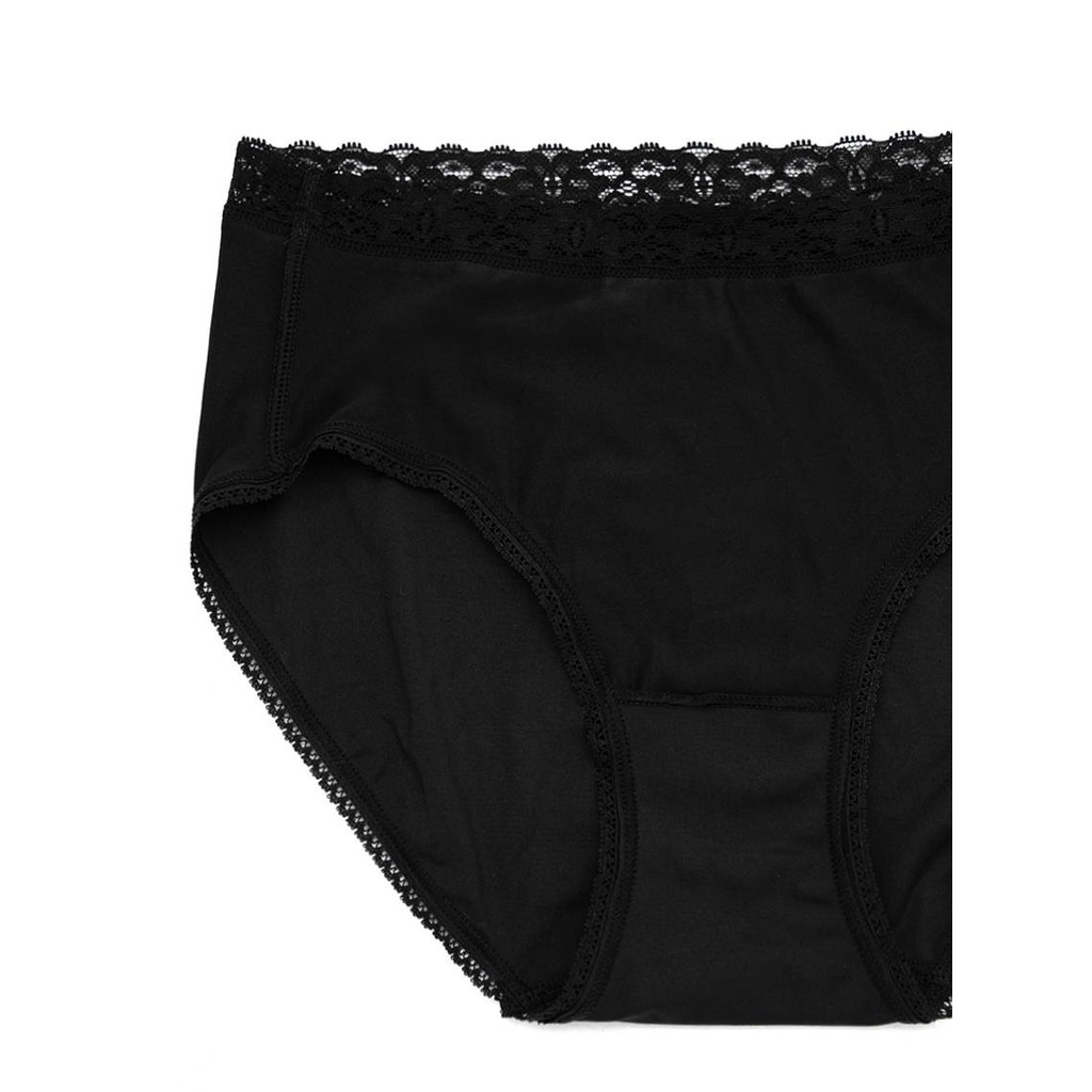 Sabina Habpy Panty กางเกงในทรงเอวสูงปานกลาง รหัส HUZ24014BK - สีดำ — صورة 3
