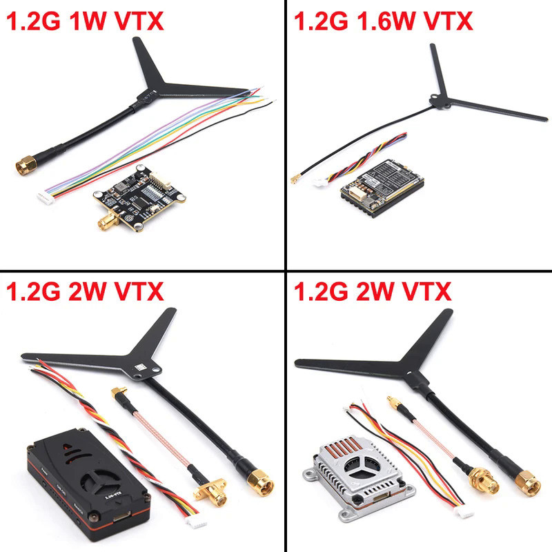 KS โมดูลการส่งสัญญาณวิดีโอ1.2G 1.2GHz 1W 1000mW / 1.6W 1600mW / 2W 2000mW vtx สำหรับ RC FPV โดรนแข่ง