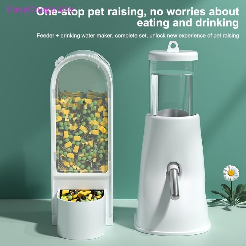 Eas Water Feeder สัตว์เล็กเครื่องจ่ายอัตโนมัติขวดน้ําหนูแฮมสเตอร์ความจุขนาดใหญ่เครื่องจ่ายน้ําสัตว์เลี้ยง Pet Feeder อุปกรณ์ Ate
