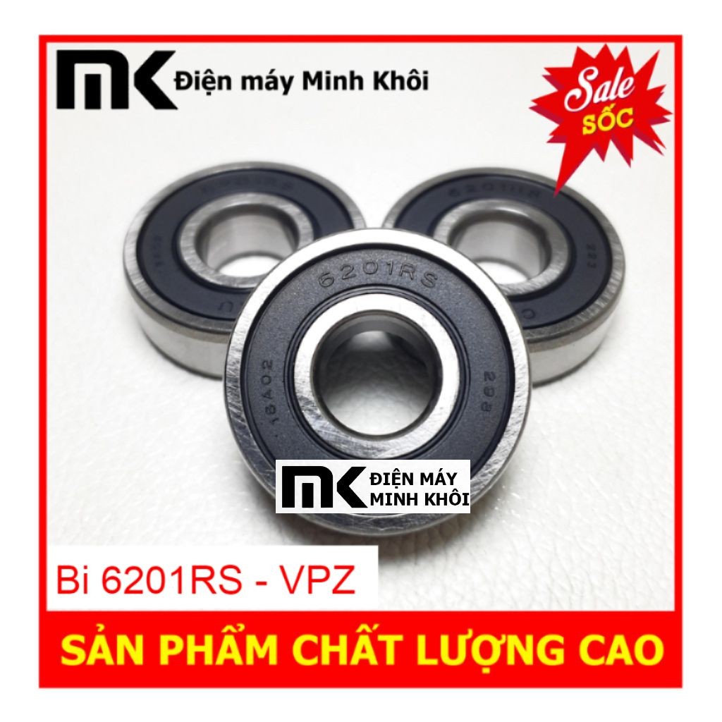 แบริ่ง - แบริ่งแท้ 6201RS - VPZ สําหรับเครื่องยนต์ มอเตอร์...