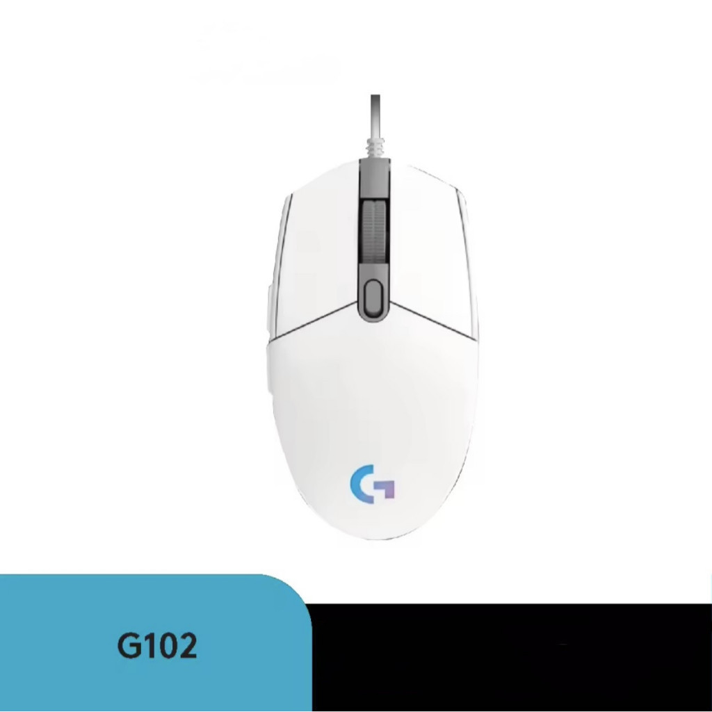 Logitech G102 LIGHTSYNC Gaming Mouse 8,000 DPI (เมาส์เกมมิ่ง ปุ่มมาโคร 6 ปุ่ม ตั้งค่าความเร็วได้ 5 ร
