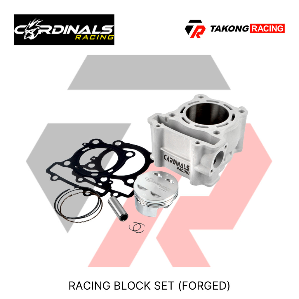 ชุดบล็อคแข่งปลอม Cardinals Racing 63MM - NMAX / NVX / R15 V3