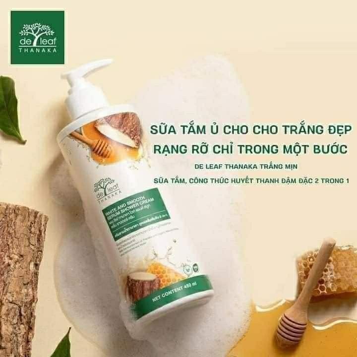 เจลอาบน้ำ De Leaf นำเข้าจากเมียนมาร์ ให้ความชุ่มชื้น