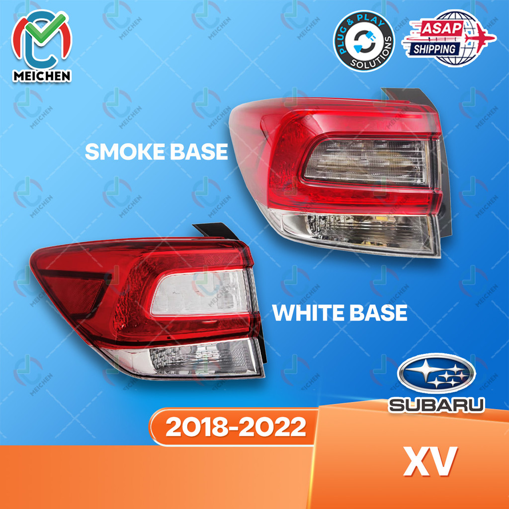 สําหรับ SUBARU XV 2018-2022 LED ไฟท้าย ไฟท้ายไฟเบรคไฟท้าย​แต่ง​ โคมไฟท้าย เสื้อ​ไฟท้าย ทับทิมไฟท้าย 