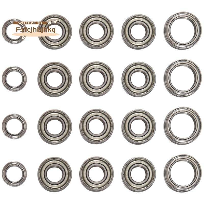 fsfejhbjhkq20Pcs Ball Bearing Kit สําหรับ TT01 TT-01 TT01D TT01E TT01R DF02 1/10 RC รถอะไหล่อัพเกรด
