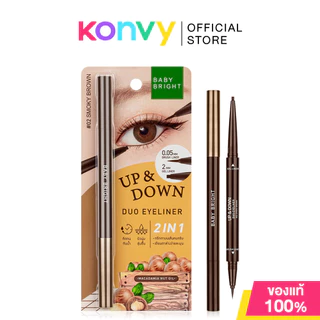 Baby Bright Up And Down Duo Eyeliner [0.1g+0.35g] เบบี้ ไบร์ท อายไลน์เนอร์ 2 หัว